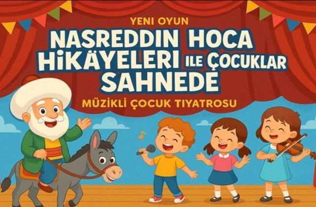 Nasreddin Hoca ile Çocuklar Sahnede